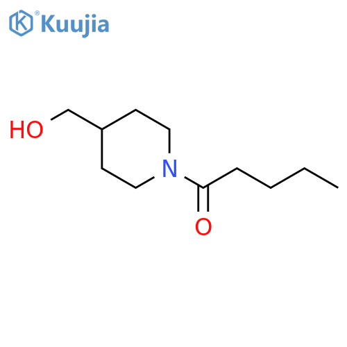 1-(4-(Hydroxymethyl)piperidin-1-yl)pentan-1-one structure
