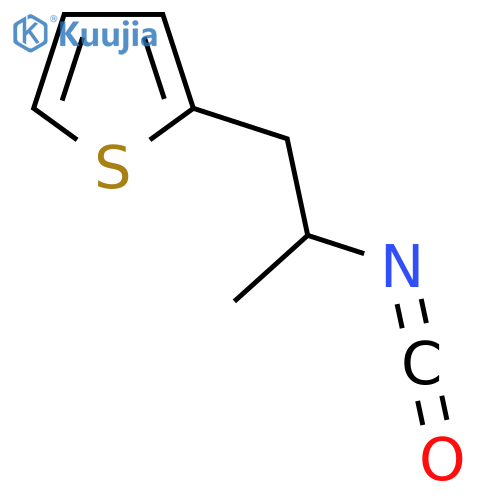 2-(2-Isocyanatopropyl)thiophene structure