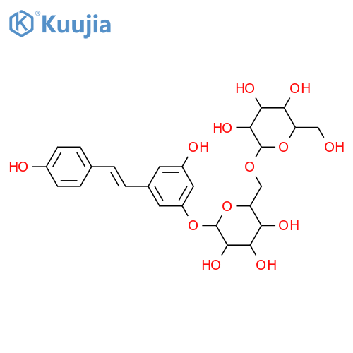 1-(3,5-Dihydroxyphenyl)-2-(4-hydroxyphenyl)ethylene; (E)-form, 3-O-[α-D-Glucopyranosyl-(1→6)-β-D-glucopyranoside] structure
