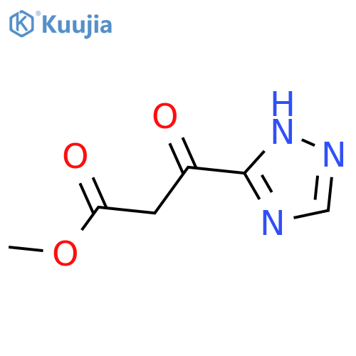 methyl 3-oxo-3-(1H-1,2,4-triazol-3-yl)propanoate structure