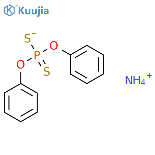Phosphorodithioic acid,O,O-diphenyl ester, ammonium salt (1:1) structure