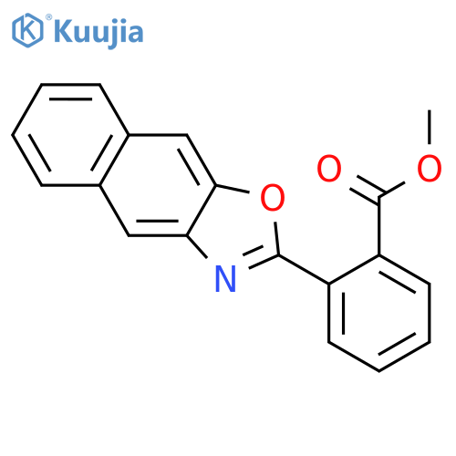 BENZOIC ACID, 2-NAPHTH[2,3-D]OXAZOL-2-YL-, METHYL ESTER structure