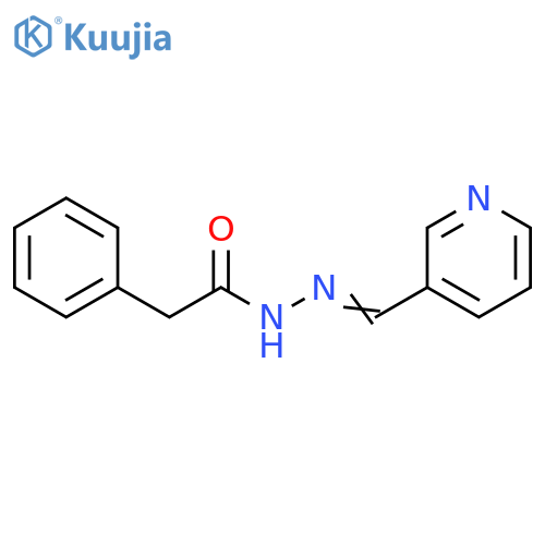 2-phenyl-N'-[(1E)-(pyridin-3-yl)methylidene]acetohydrazide structure