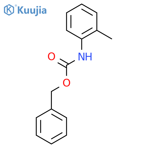 Carbamic acid, (2-methylphenyl)-, phenylmethyl ester (9CI) structure