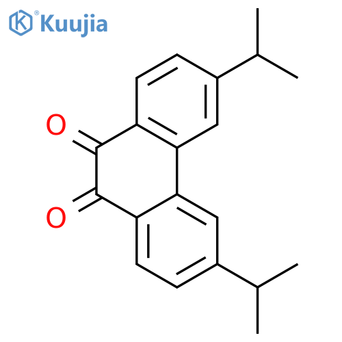3,6-di(propan-2-yl)phenanthrene-9,10-dione structure
