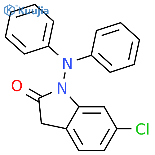 2H-Indol-2-one, 6-chloro-1-(diphenylamino)-1,3-dihydro- structure