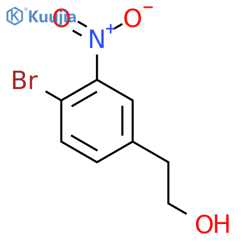 2-(4-bromo-3-nitrophenyl)ethan-1-ol structure