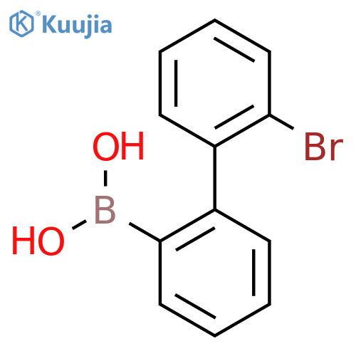 (2'-Bromo-[1,1'-biphenyl]-2-yl)boronic acid structure