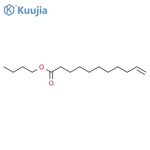 Butyl undec-10-enoate structure