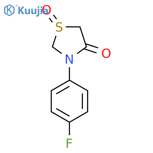 3-(4-Fluorophenyl)-1-oxo-1,3-thiazolidin-4-one structure