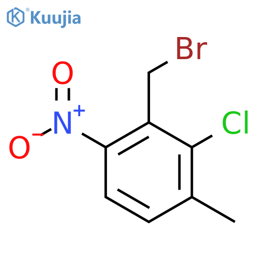 2-Chloro-3-methyl-6-nitrobenzyl bromide structure