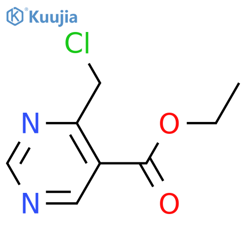 ethyl 4-(chloromethyl)pyrimidine-5-carboxylate structure