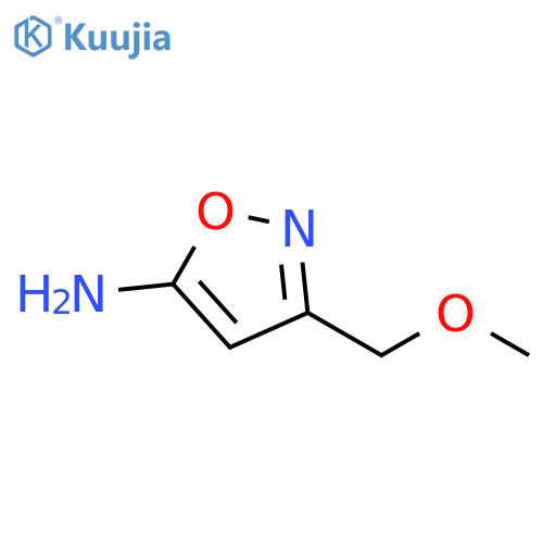 3-(methoxymethyl)-1,2-oxazol-5-amine structure