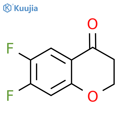 6,7-Difluorochroman-4-one structure