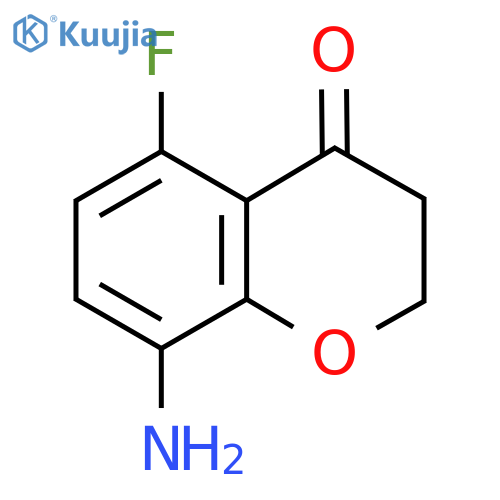 8-Amino-5-fluorochroman-4-one structure