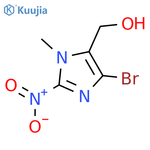(4-BroMo-1-Methyl-2-nitro-1H-iMidazol-5-yl)Methanol structure