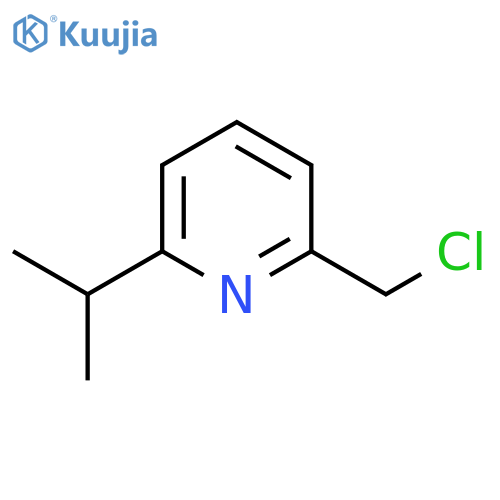 2-(chloromethyl)-6-(propan-2-yl)pyridine structure