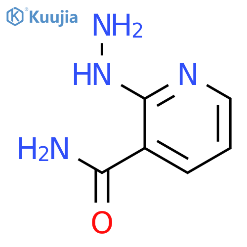 3-Pyridinecarboxamide,2-hydrazinyl- structure