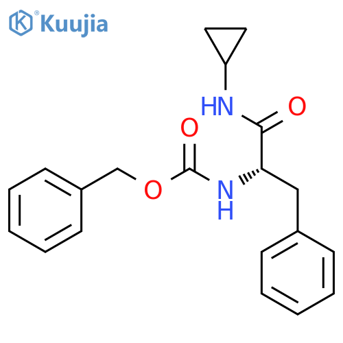 N-Cyclopropyl L-Z-Phenylalaninamide structure