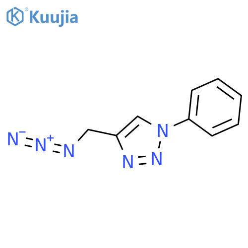 4-(azidomethyl)-1-phenyl-1H-1,2,3-triazole structure