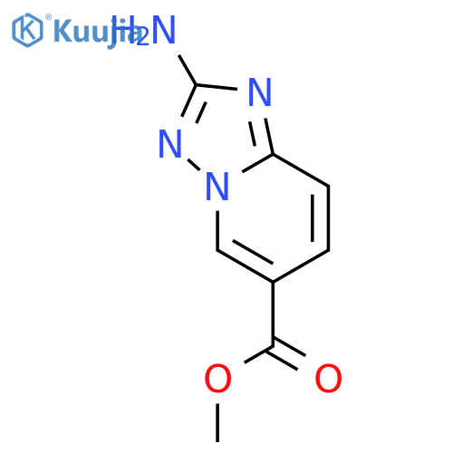 Methyl 2-amino-[1,2,4]triazolo[1,5-a]pyridine-6-carboxylate structure