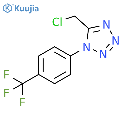 5-(Chloromethyl)-1-4-(trifluoromethyl)phenyl-1H-1,2,3,4-tetrazole structure