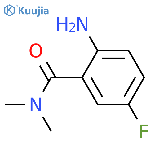 2-amino-5-fluoro-N,N-dimethylbenzamide structure