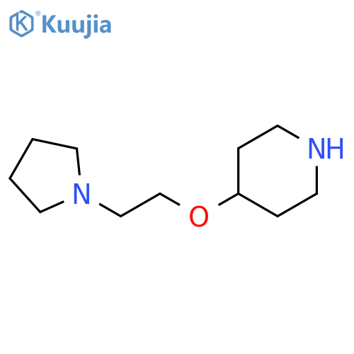 4-2-(Pyrrolidin-1-yl)ethoxypiperidine structure