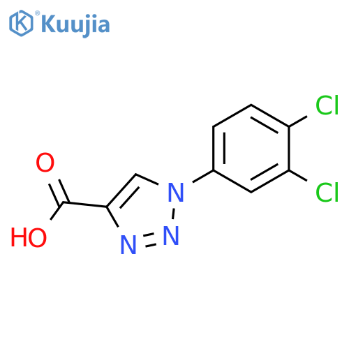 1-(3,4-dichlorophenyl)-1H-1,2,3-triazole-4-carboxylic acid structure