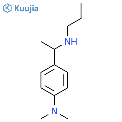 N,N-dimethyl-4-1-(propylamino)ethylaniline structure