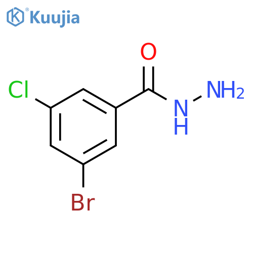 3-Bromo-5-chlorobenzohydrazide structure