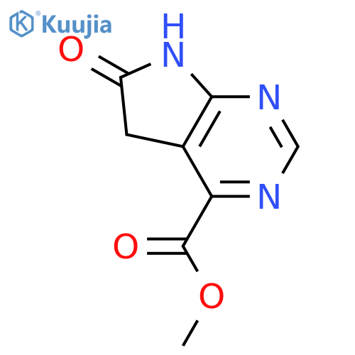 methyl 6-oxo-5,7-dihydropyrrolo[2,3-d]pyrimidine-4-carboxylate structure