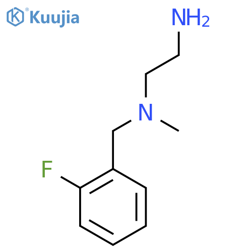 N*1*-(2-Fluoro-benzyl)-N*1*-methyl-ethane-1,2-diamine structure
