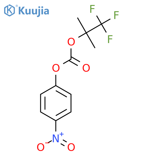 4-Nitrophenyl 1,1,1-trifluoro-2-methyl-2-propanyl carbonate structure
