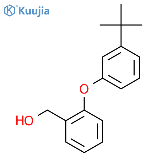 2-(3-tert-Butylphenoxy)phenylmethanol structure