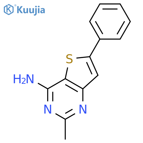 2-Methyl-6-phenylthieno[3,2-d]pyrimidin-4-amine structure
