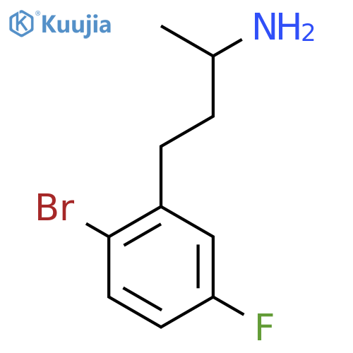 4-(2-bromo-5-fluorophenyl)butan-2-amine structure