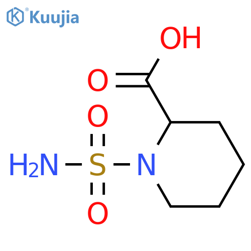 1-sulfamoylpiperidine-2-carboxylic acid structure