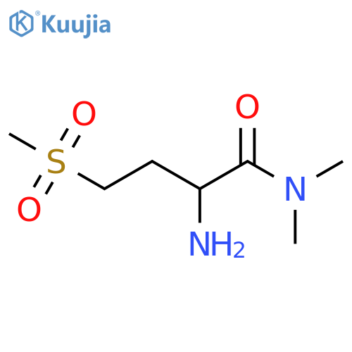 2-amino-4-methanesulfonyl-N,N-dimethylbutanamide structure