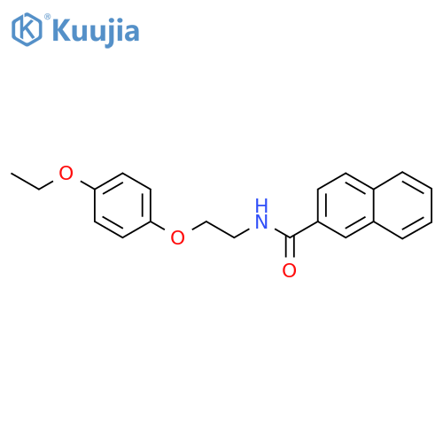 N-[2-(4-ethoxyphenoxy)ethyl]naphthalene-2-carboxamide structure