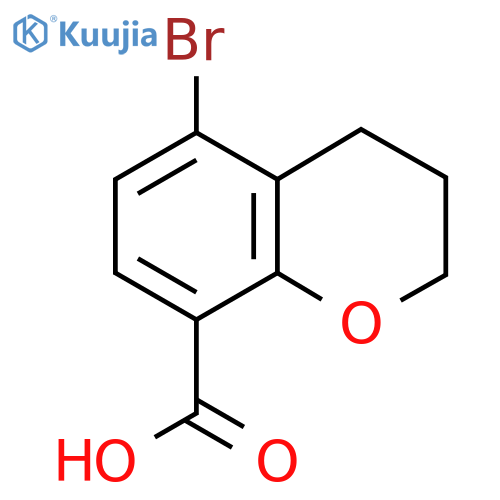 5-Bromochroman-8-carboxylic Acid structure