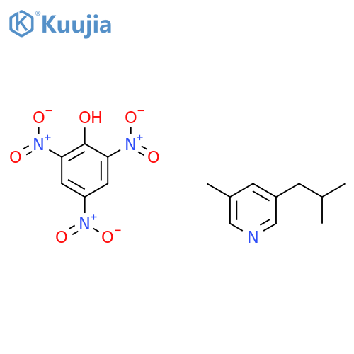 Pyridine, 3-methyl-5-(2-methylpropyl)-, compd. with 2,4,6-trinitrophenol(1:1) structure