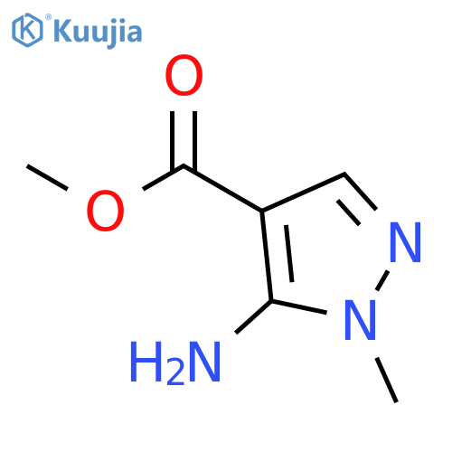 Methyl 5-amino-1-methyl-1H-pyrazole-4-carboxylate structure