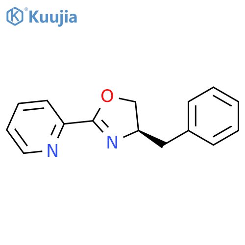 2-[(4R)-4,5-Dihydro-4-(phenylmethyl)-2-oxazolyl]pyridine structure