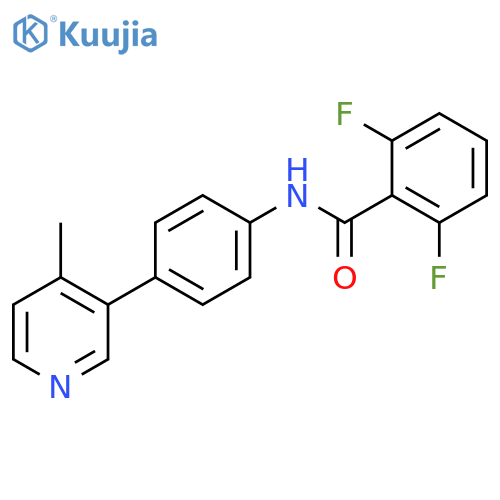 2,6-Difluoro-N-(4-(4-methylpyridin-3-yl)phenyl)benzamide structure