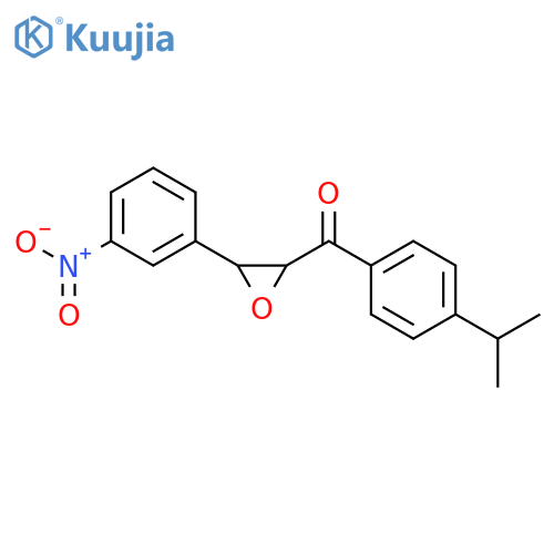 Methanone, [4-(1-methylethyl)phenyl][3-(3-nitrophenyl)oxiranyl]- structure