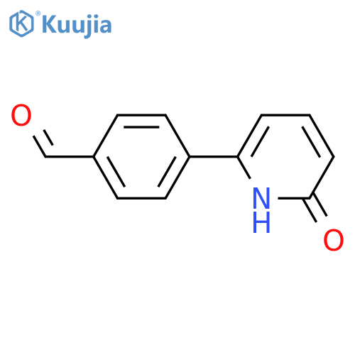 4-(6-oxo-1H-pyridin-2-yl)benzaldehyde structure
