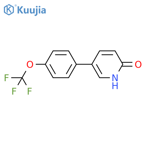 5-[4-(trifluoromethoxy)phenyl]-1H-pyridin-2-one structure
