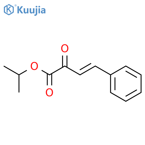 propan-2-yl 2-oxo-4-phenylbut-3-enoate structure