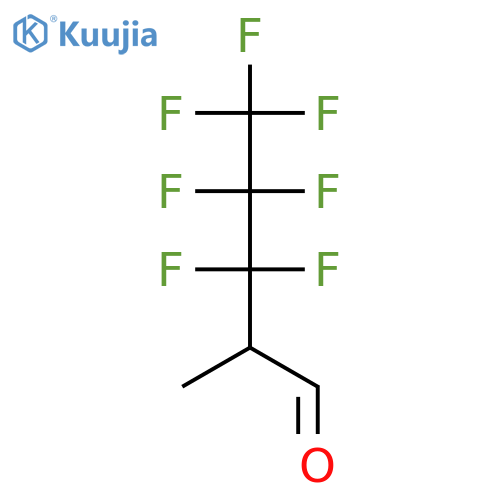 3,3,4,4,5,5,5-heptafluoro-2-methylpentanal structure